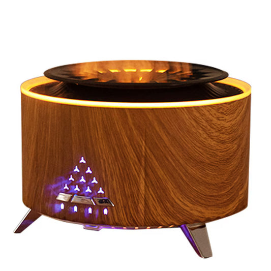 Difuzor ultrasonic de uleiuri esențiale cu finisaj din lemn