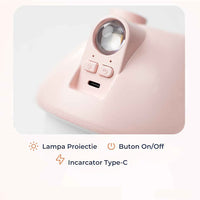 Difuzor de aromaterapie portabil în formă de ciupercă – 300 ml, reîncărcabil